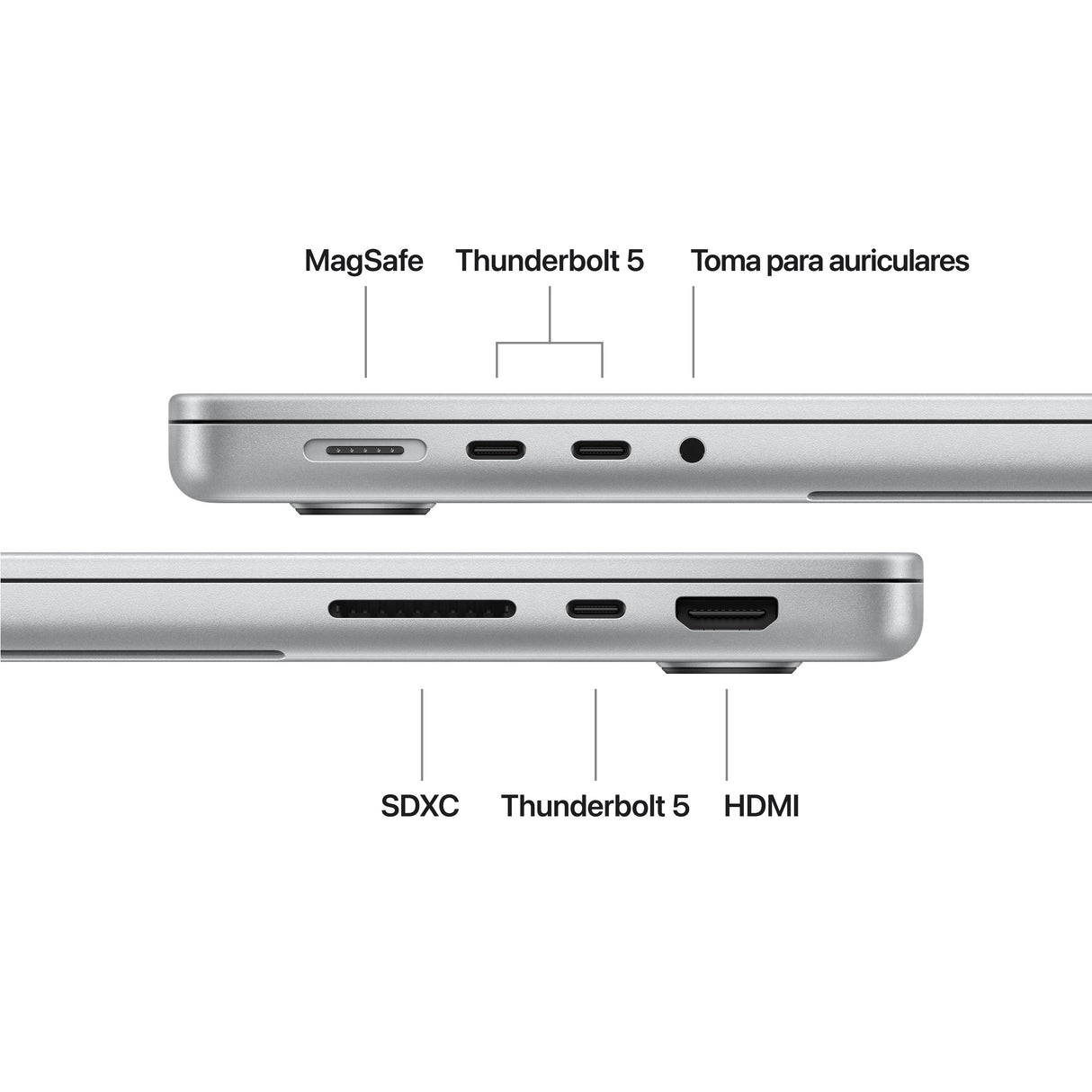 Portátil Apple Macbook Pro 14 Apple M5 Pro 24gb Ssd 2tb 14.2 " Silver