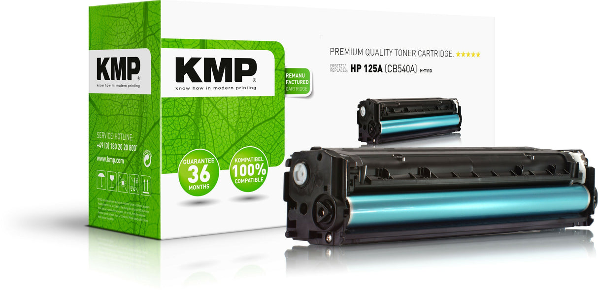 Kmp Toner Hp Cb540a Comp. Black 2200 S. H-T113