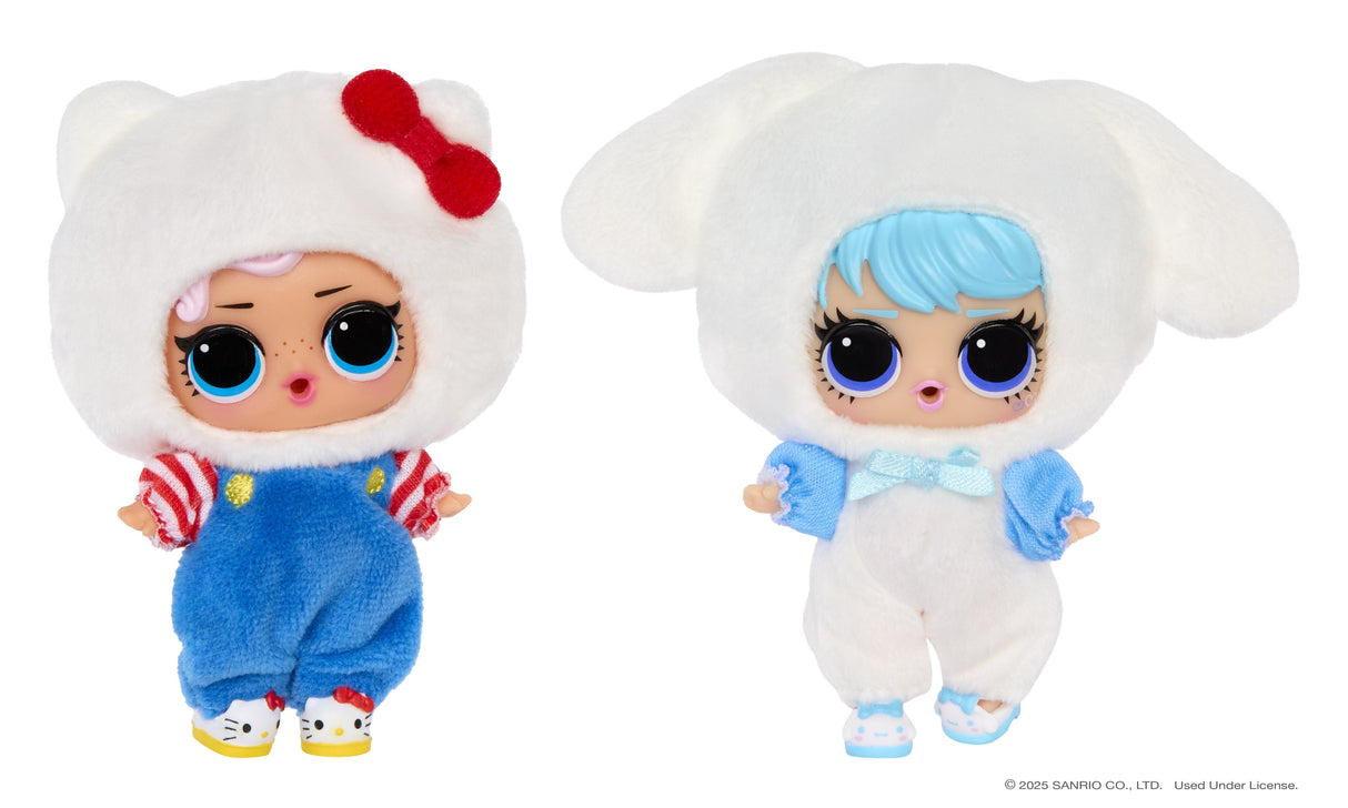 Mga Entretenimiento L.O.L. Surprise Loves Hello Kitty Peluche Reversible, Figura De Juguete Artículos Surtidos, Una Figura 249962-Euc