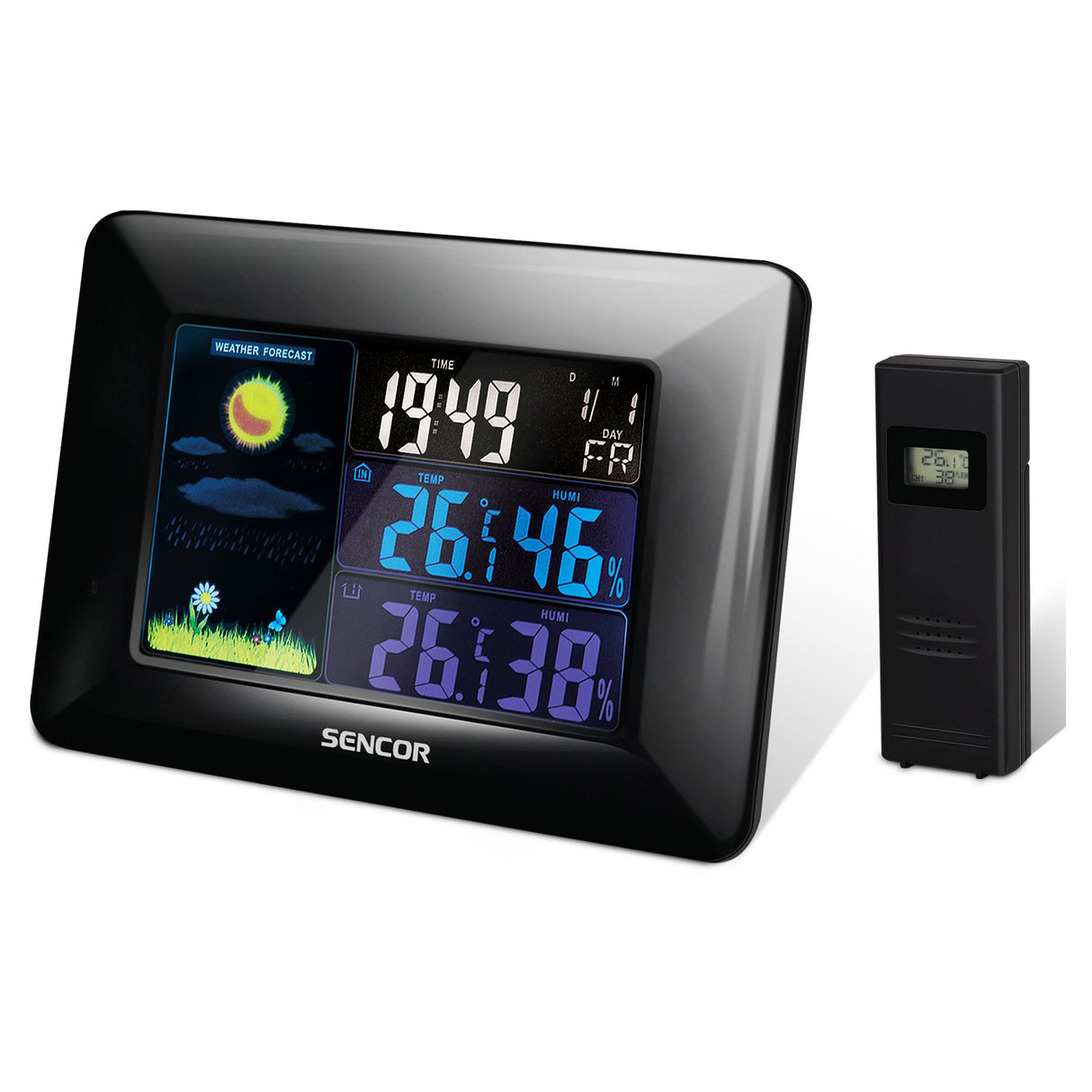EAN 8590669252169 - Sencor SWS 4250 estación meteorológica digital Negro LCD AC/Batería imagen 1