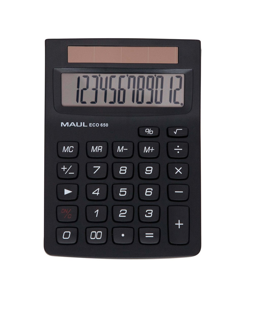 EAN 4002390091213 - MAUL ECO 650 calculadora Bolsillo Calculadora básica Negro imagen 1