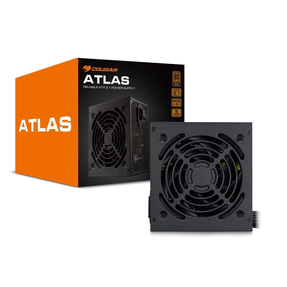 Cougar Netzteil Atlas 650w Atx3.1 80 Plus Bronze