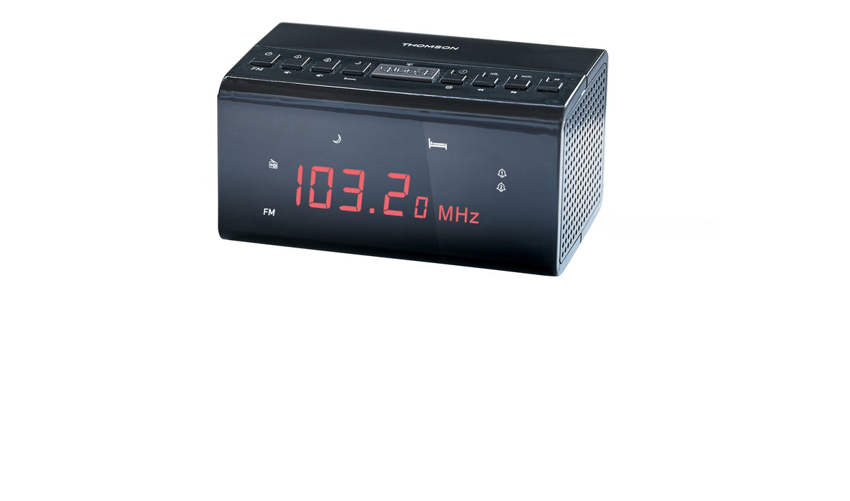 Thomson Cr50 Radio Reloj Despertador - Alarma Dual - Negro