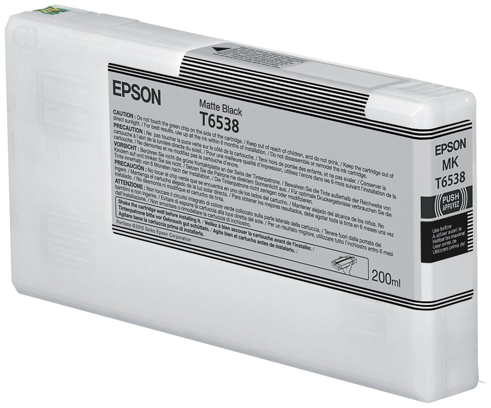 Tinta Original Epson 200 Ml Negro Mate Original Para Stylus Pro 4900, Pro 4900 Designer Edition, Pro 4900 Spectro_m1