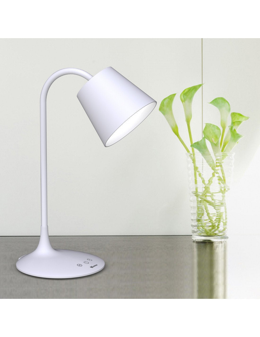 Lampara Sobremesa Muvit Io Wifi Blancos