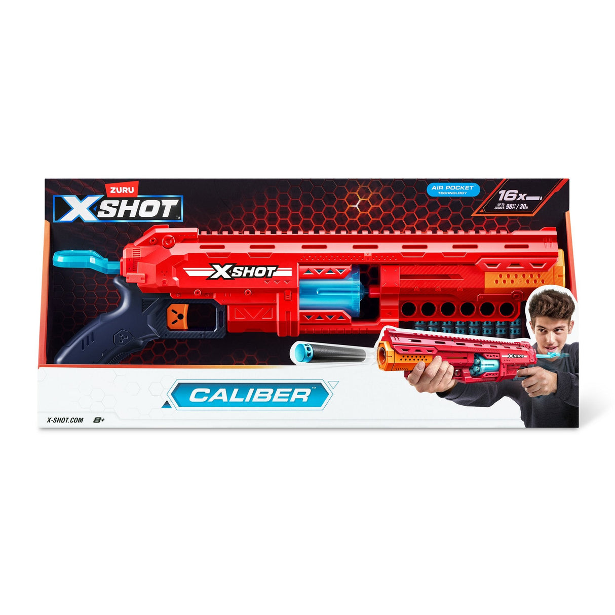 Zuru X-Shot Excel - Calibre Blaster, Lanzador De Dardos 36675