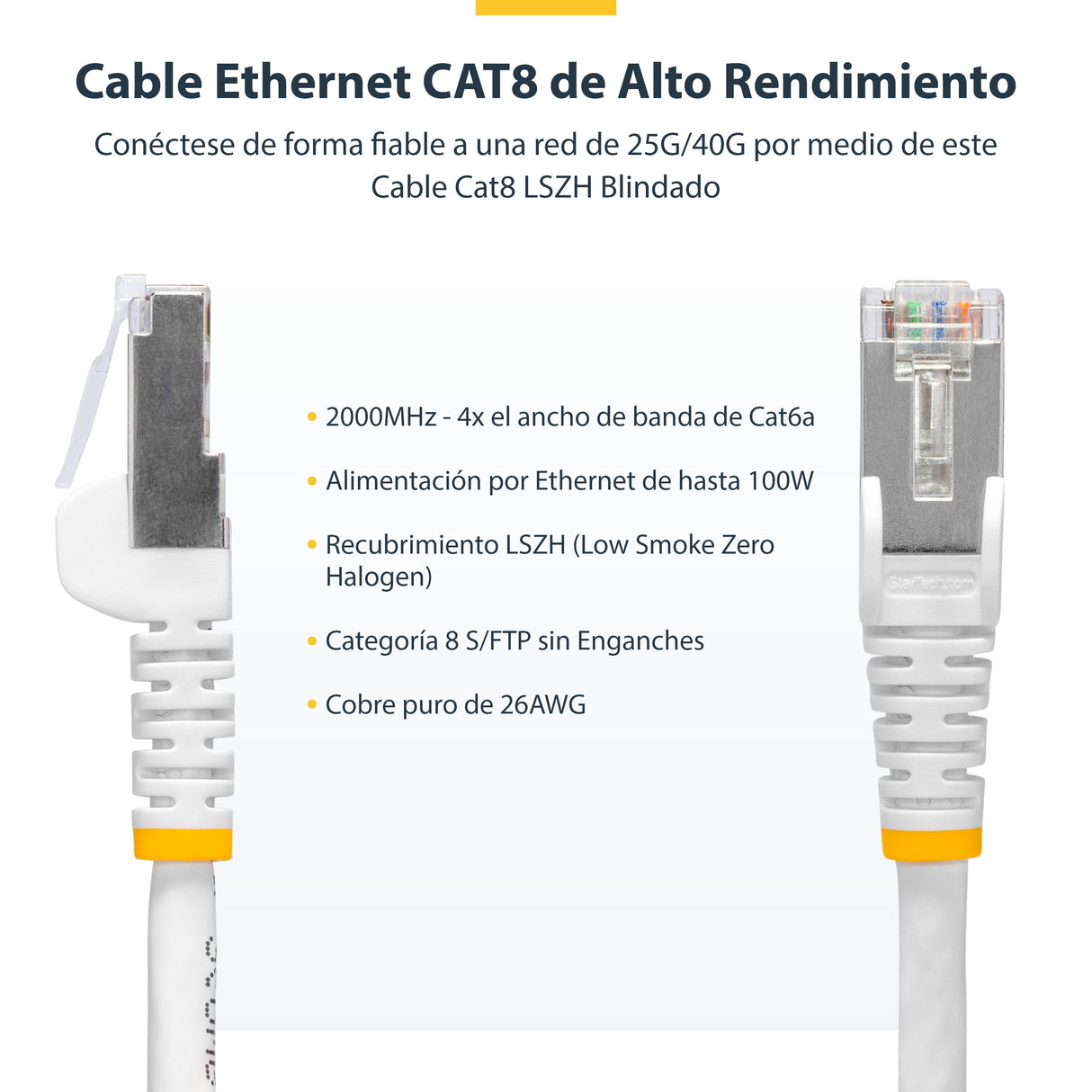 EAN 65030898607 - StarTech.com NLWH-2M-CAT8-PATCH cable de red S/FTP (S-STP) imagen 10