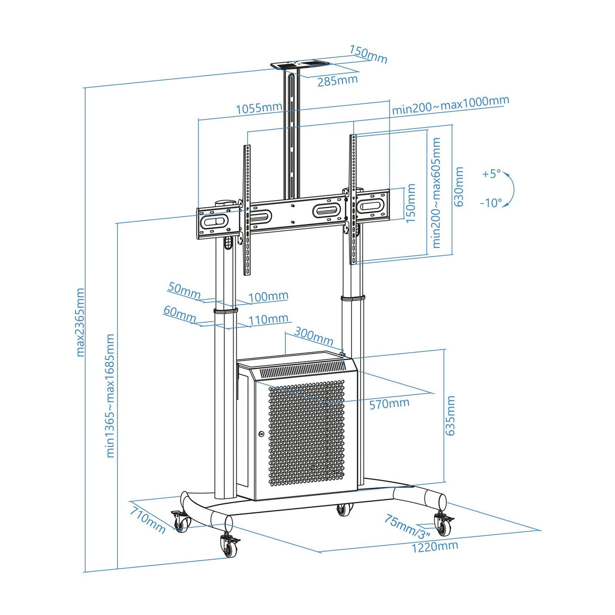 EAN 8433281014855 - TooQ Narnia 2,54 m (100") imagen 9