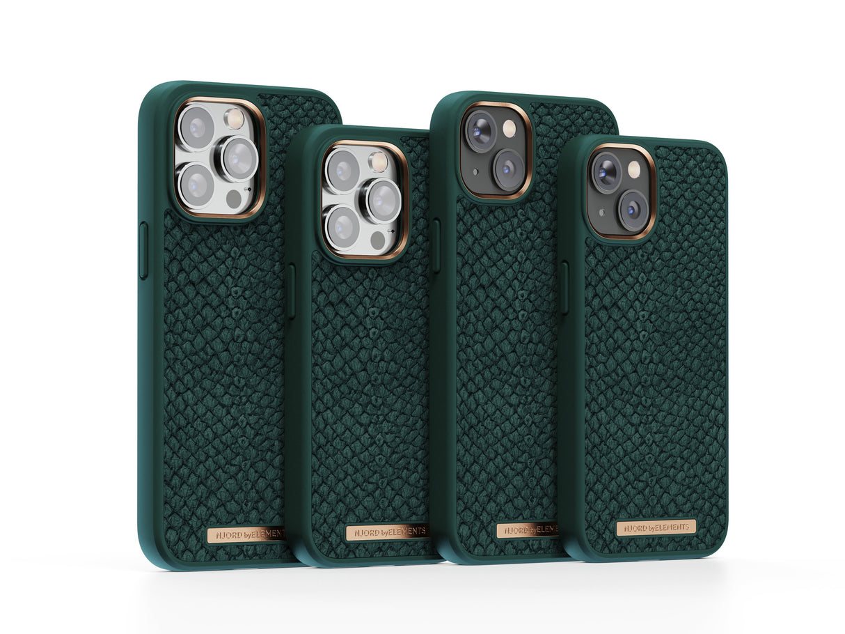 EAN 8720574620856 - Njord byELEMENTS Salmon Leather Magsafe funda para teléfono móvil 17 cm (6.7") Verde imagen 14