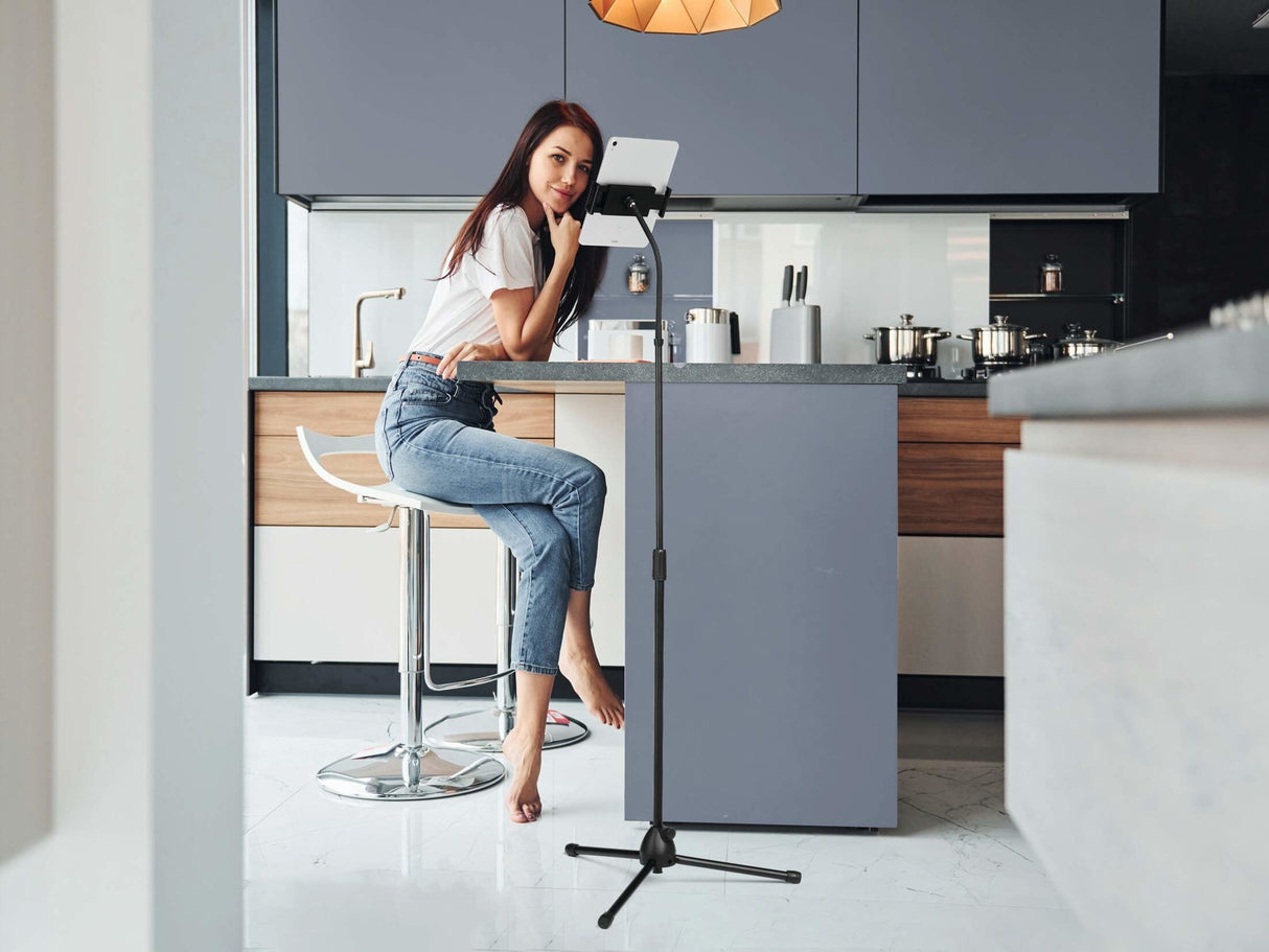 Durable Soporte Para Tablet Twim Combi Mesa Negro + Soporte De Suelo