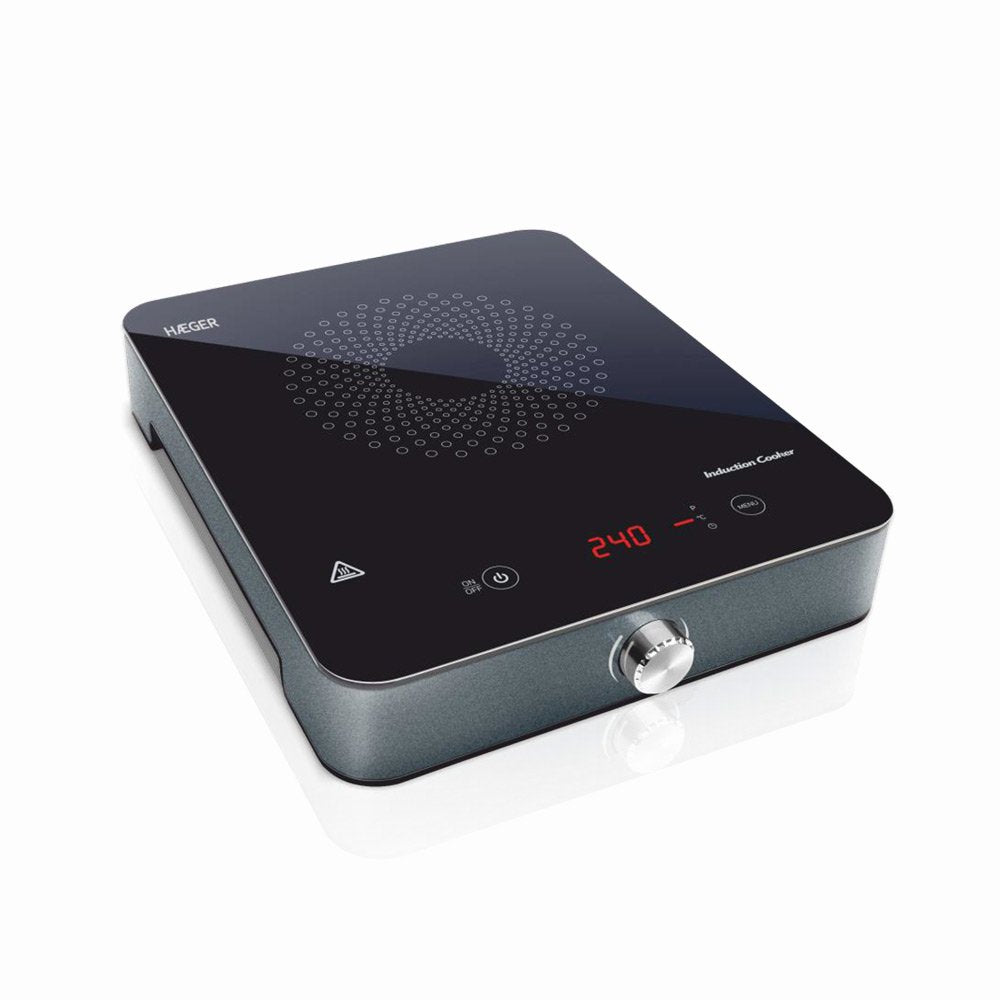 Haeger Hp-Ind.002a Hobs Negro, Gris Encimera Con Placa De Inducción 1 Zona(S)