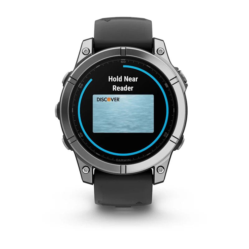 Smartwatch Garmin Fenix E Acero Inox Y Correa Negra 47mm
