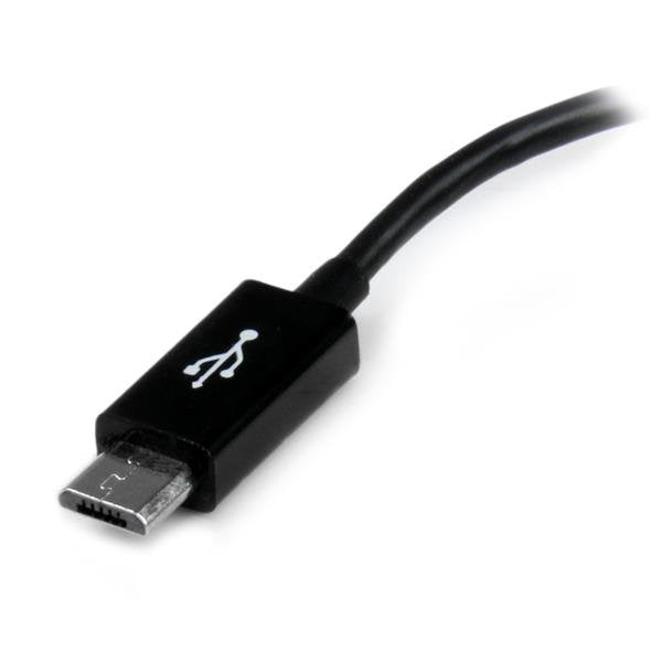 EAN 0065030848381 - StarTech.com UUSBOTG cable USB USB 2.0 0,127 m Micro-USB B 0,48 Gbit/s imagen 3