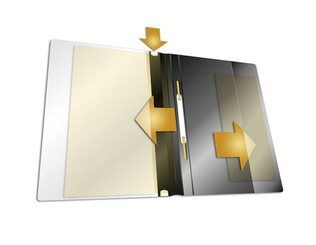 Carpeta Oferta Durable Duraplus Bolsillo Transparente Negro