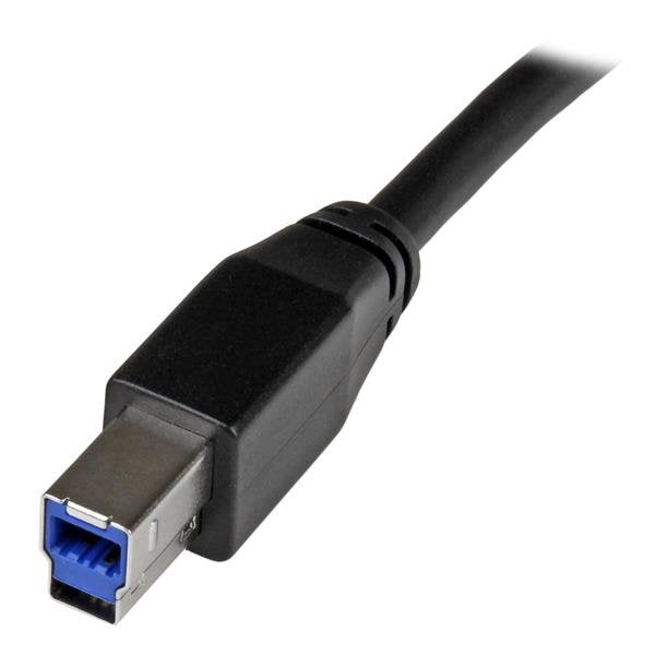 EAN 0065030861342 - StarTech.com USB3SAB5M cable USB USB 3.2 Gen 1 (3.1 Gen 1) 5 m USB A USB B 5 Gbit/s Negro imagen 3