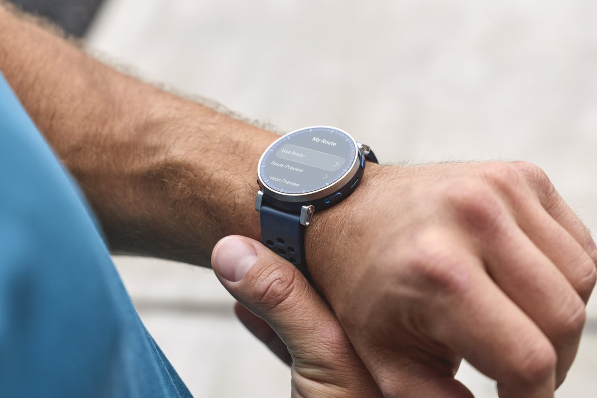 Smartwatch Amazfit Active 3 Premium Dark Azul Hyrox-Modus