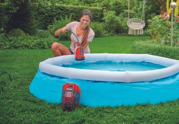 Einhell Akku-Klarwasserpumpe Ge-Sp 18 Ll Li, Tauch- / Druckpumpe 4181561