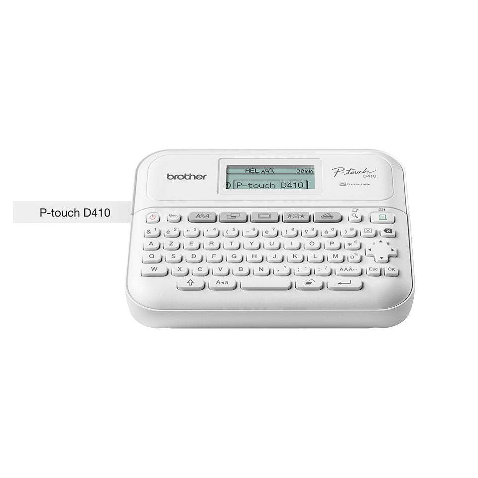 EAN 4977766823449 - Brother PT-D410 impresora de etiquetas Transferencia térmica 180 x 180 DPI 20 mm/s Alámbrico TZe QWERTY imagen 5