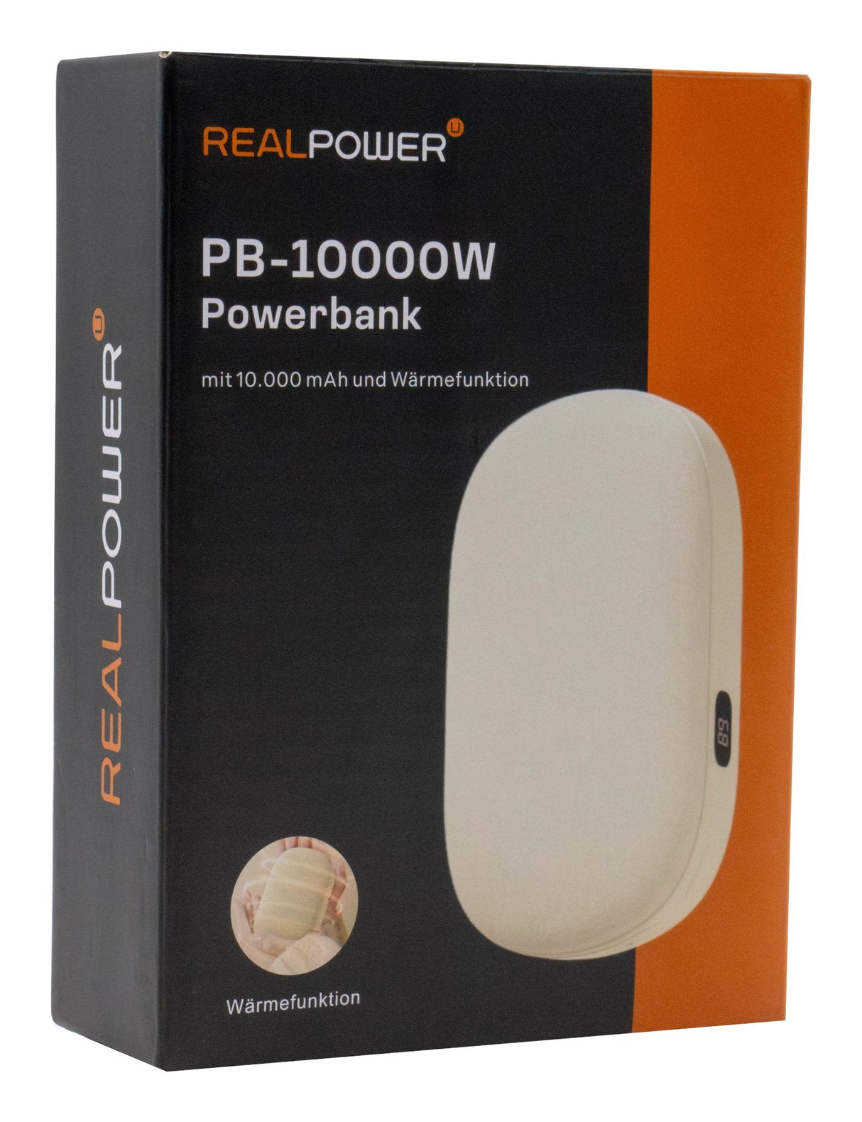 EAN 4040895012548 - RealPower PB-10000W 10000 mAh Beige imagen 2