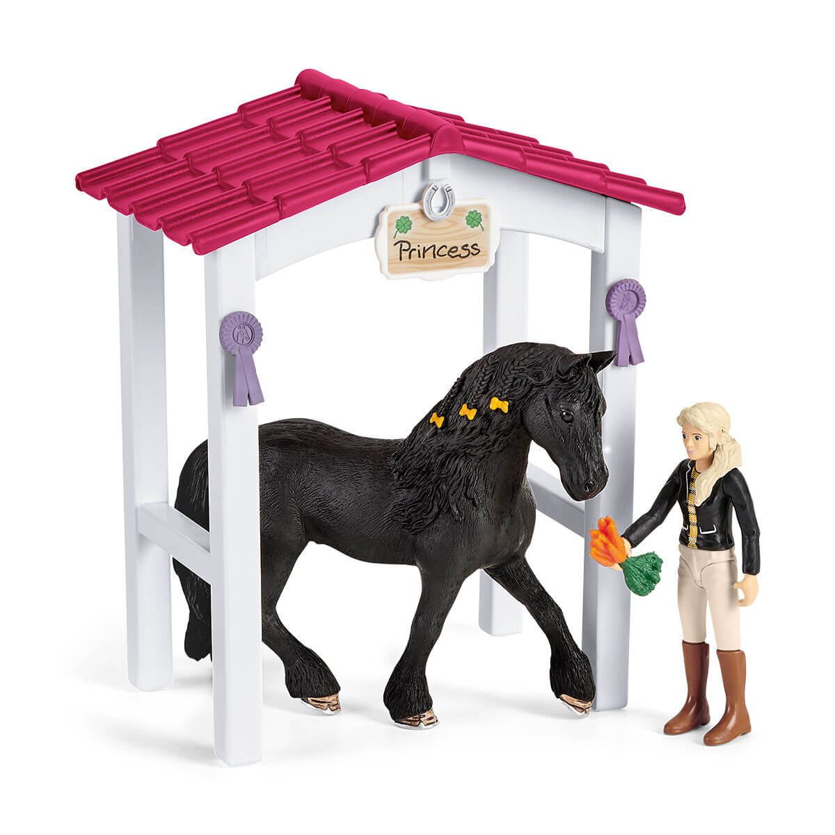 Schleich Caja De Caballo Horse Club Con Tori & Princess, Figura De Juguete