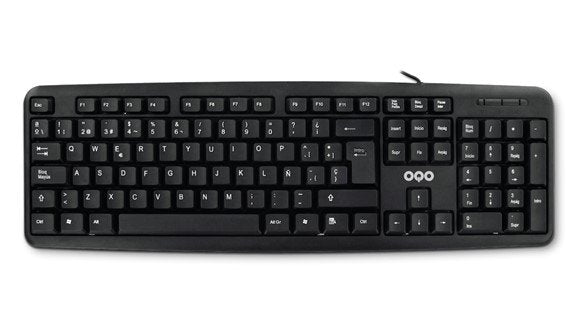 EAN 8437012429031 - OQO OQO-T001-U teclado Universal USB QWERTY Español Negro imagen 1