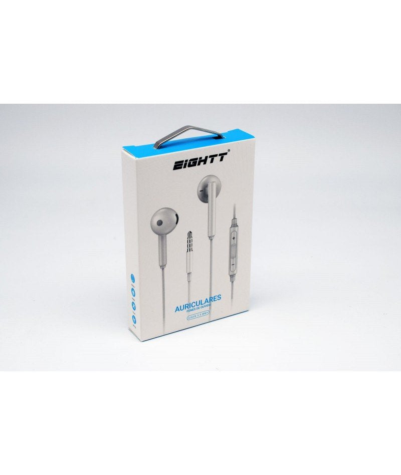 Eightt Auriculares Eaur-Hu Con Micrófono Hu Y Control De Volumen