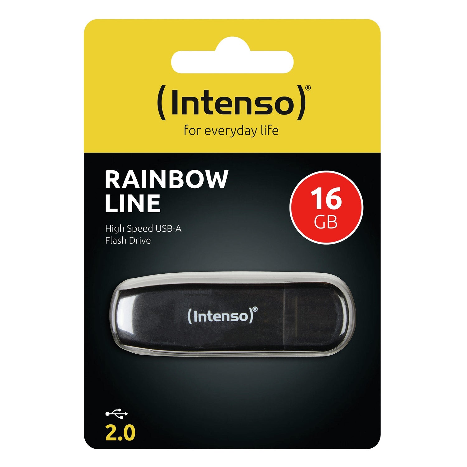 EAN 4034303010011 - Intenso Rainbow Line unidad flash USB 16 GB USB tipo A 2.0 Negro imagen 3
