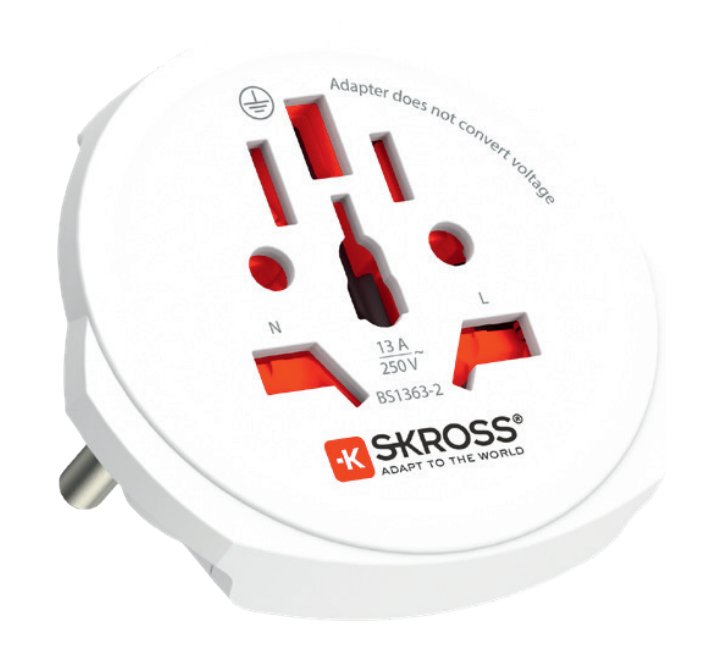 Set 2 Multi Adaptadores De Viaje Skross 1302472
