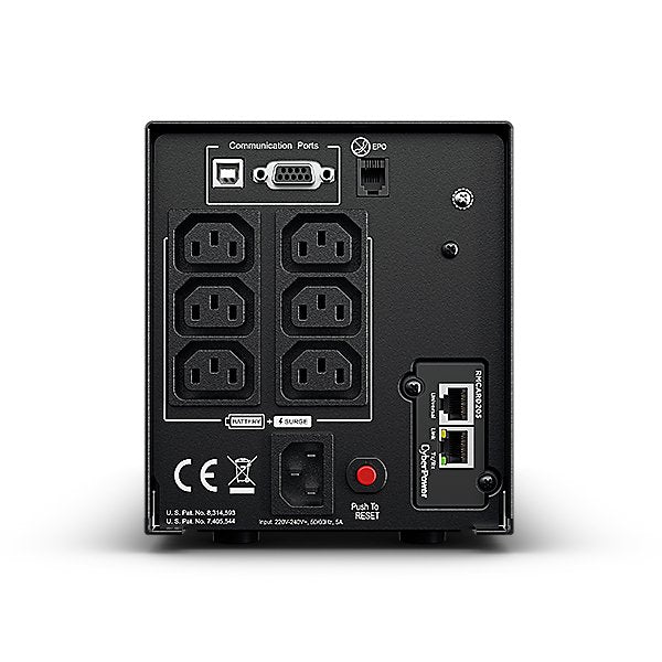 EAN 4711027799674 - CyberPower PR750ELCDN sistema de alimentación ininterrumpida (UPS) Línea interactiva 7,5 kVA 675 W 6 sali imagen 4