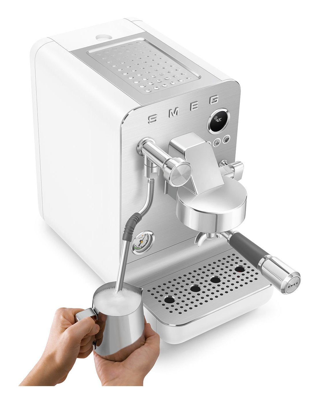 Smeg Espresso Coffee Machine Collection White Emc02whmeu