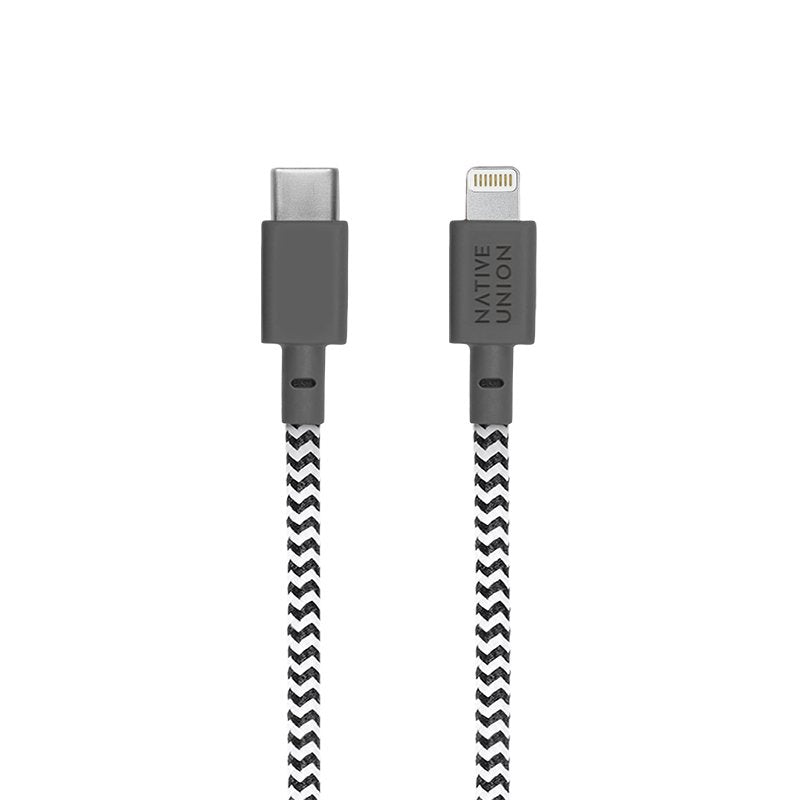 EAN 4895200431497 - Native Union NCABLE-KV-CL-ZEB cable de conector Lightning 3 m Negro, Blanco imagen 2