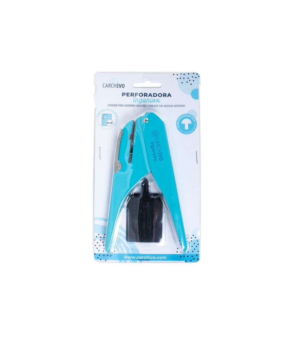 Carchivo Perforadora Ingeniox 2 Agujeros Para Cuadernos Ingeniox