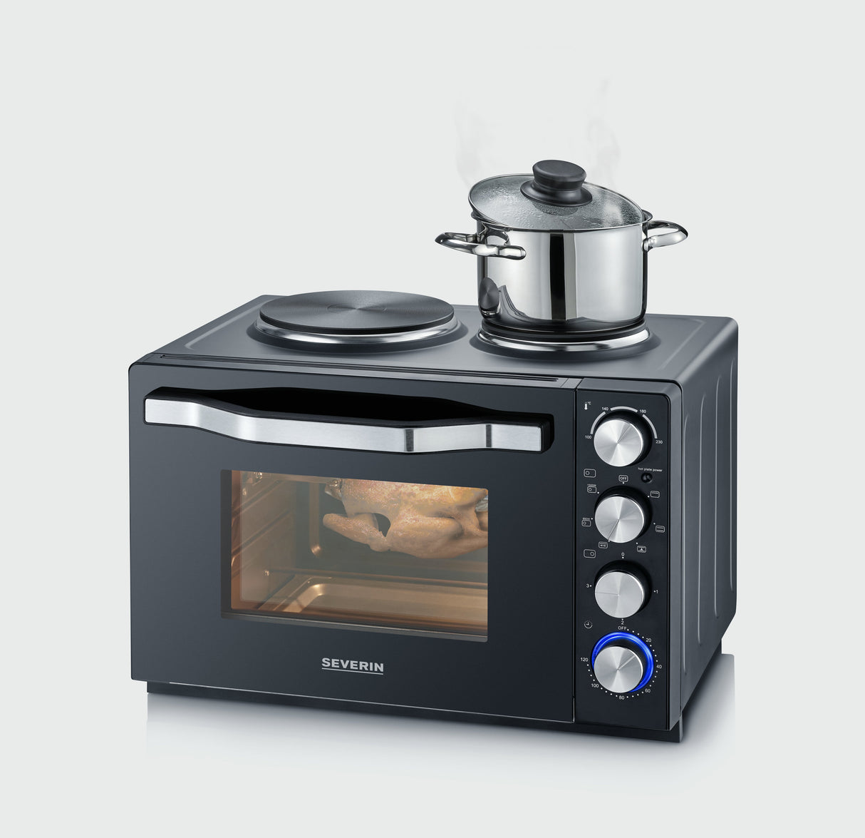 EAN 4008146040634 - Severin TO 2074 horno tostador 30 L 2500 W Negro Parrilla imagen 3