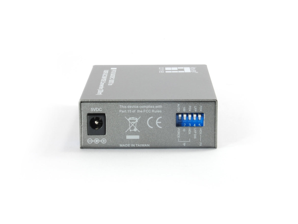 EAN 4015867125663 - LevelOne FVT-0104TXFC convertidor de medio 100 Mbit/s Monomodo Negro imagen 2