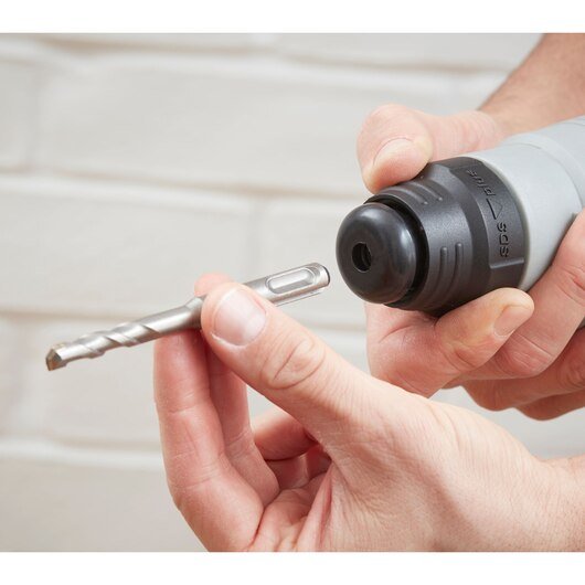 Black+Decker Behs02k-Qs, Martillo Perforador Negro/Naranja