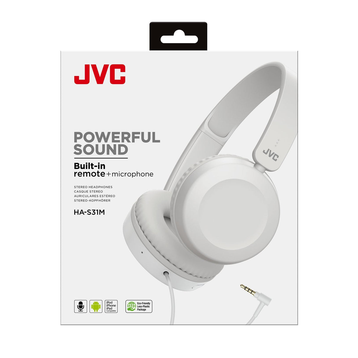 Jvc Ha-S31m-W Auriculares Diadema Blanca