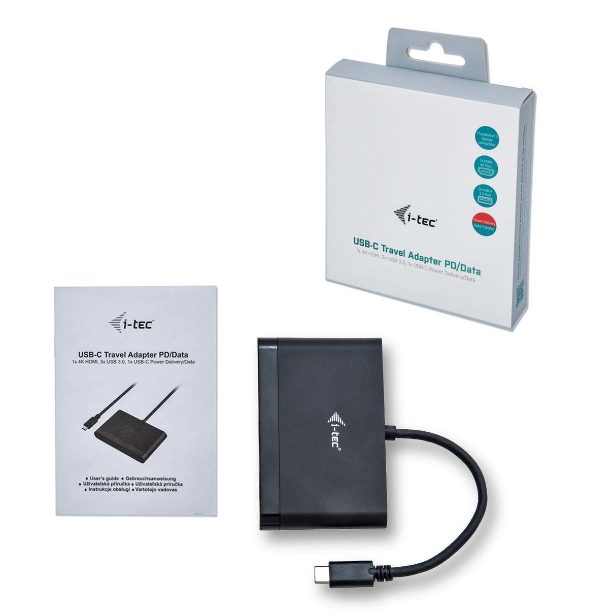 EAN 8595611701894 - i-tec C31DTPDHDMI panel bahía disco duro Negro imagen 4