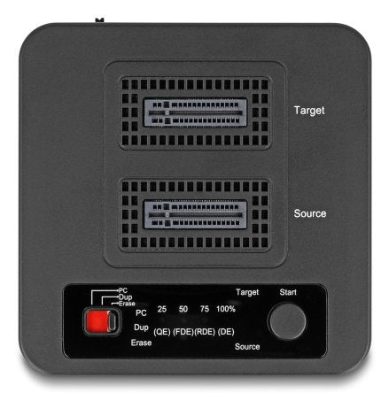 Delock 64300 Usb 20 Gbps M.2 Docking Para 2 X M.2 Nvme Pcie Ssd Con Función De Clonación Y Borrado