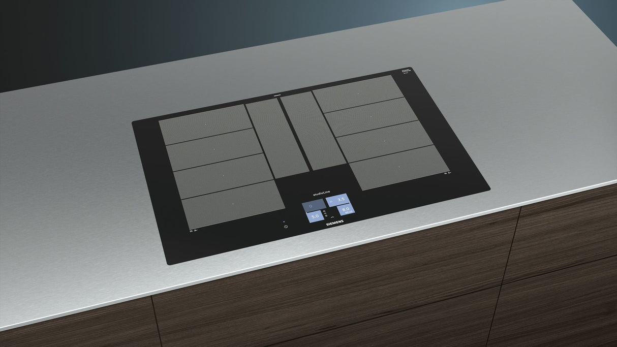 Siemens Ex801kyw1e Iq700, Placa Autosuficiente Negra, Home Connect Ex801kyw1e