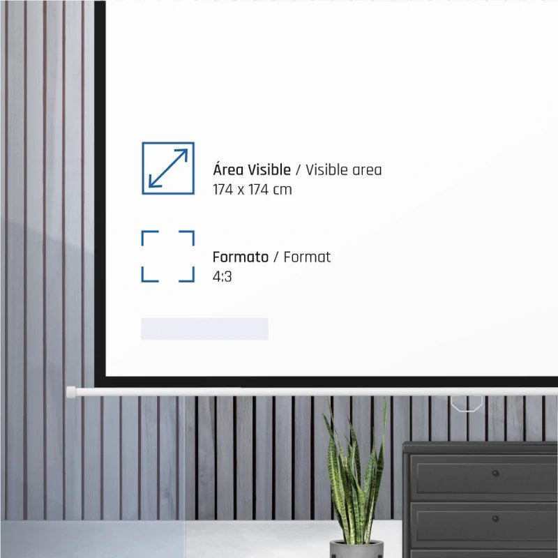 Iggual Pantalla Mural 180x180 Cm