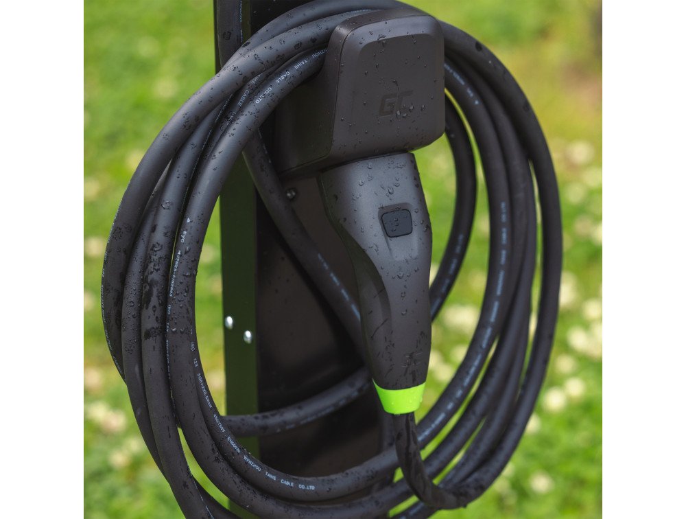 Green Cell Evgcakhh1 Habu Holder Soporte De Cable De Carga Ev Para Enchufe Tipo 2