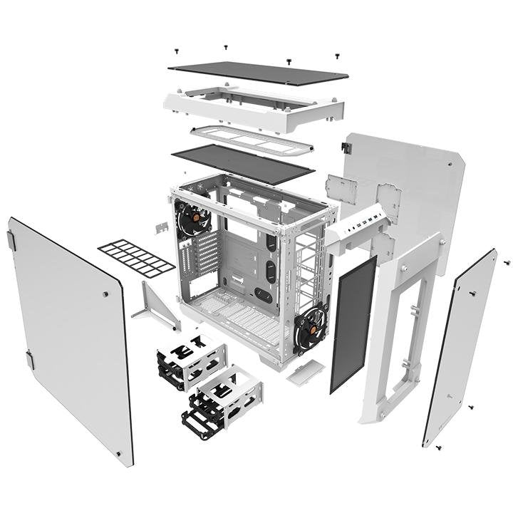 EAN 4711246872738 - Thermaltake View 71 Tempered Glass Snow Edition Full Tower Blanco imagen 31