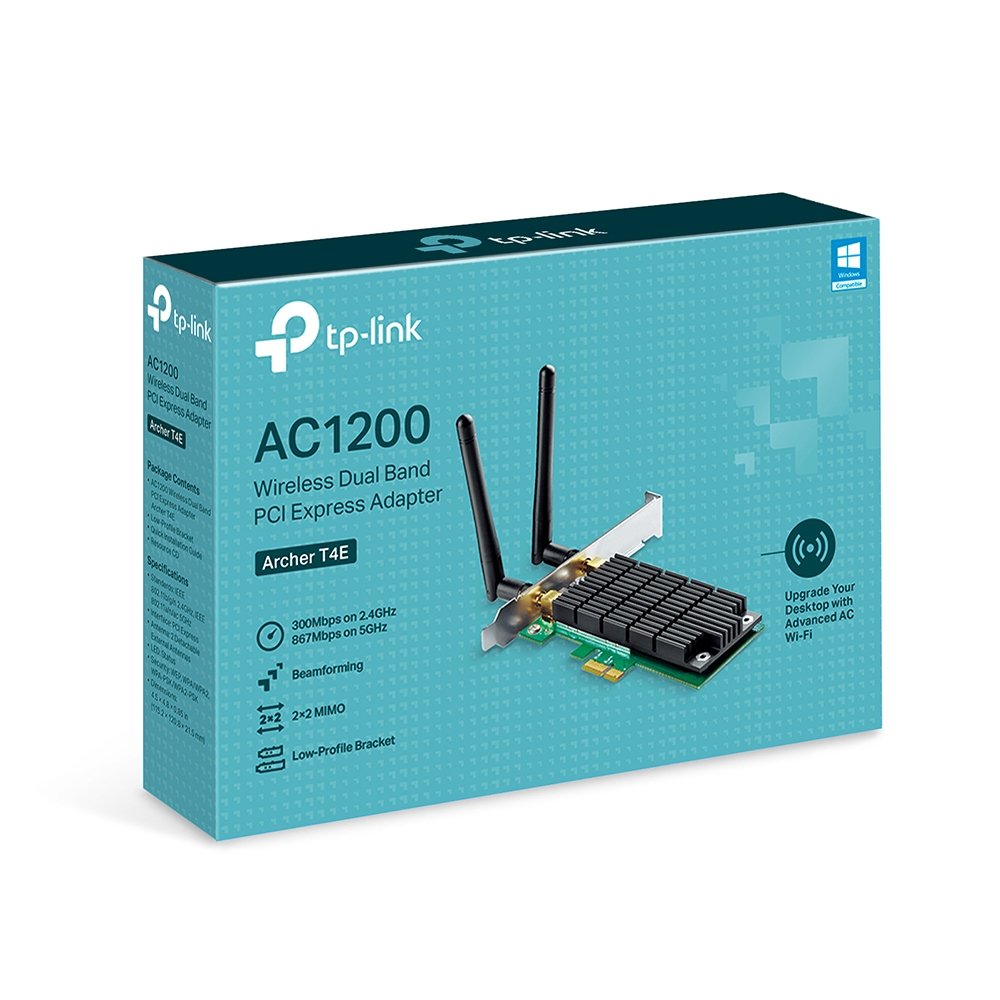Tarjeta De Red Inalámbrica-Pci Express Tp-Link Archer T4e 1200mbps 2.4 5ghz