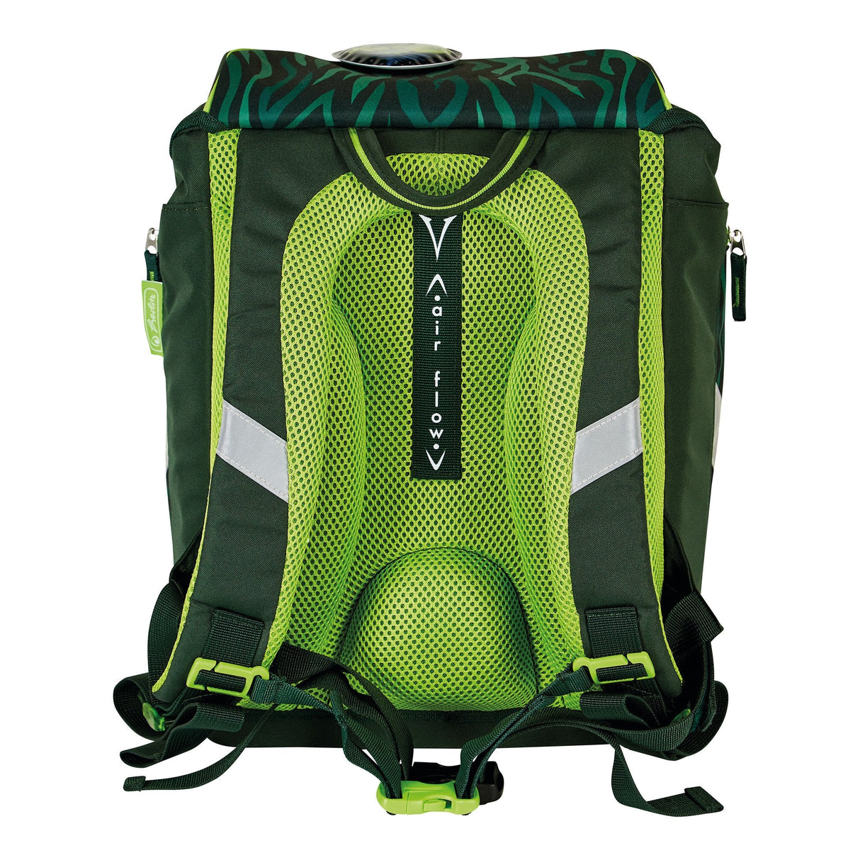 Herlitz Softlight Plus Jungle Juego De Mochila Escolar Niño Poliéster Verde, Oliva