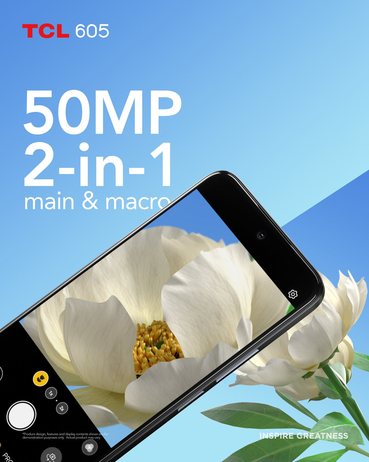 EAN 4894461787695 - TCL 605 16,9 cm (6.67") SIM doble Android 15 4G USB Tipo C 8 GB 256 GB 5200 mAh Azul imagen 3