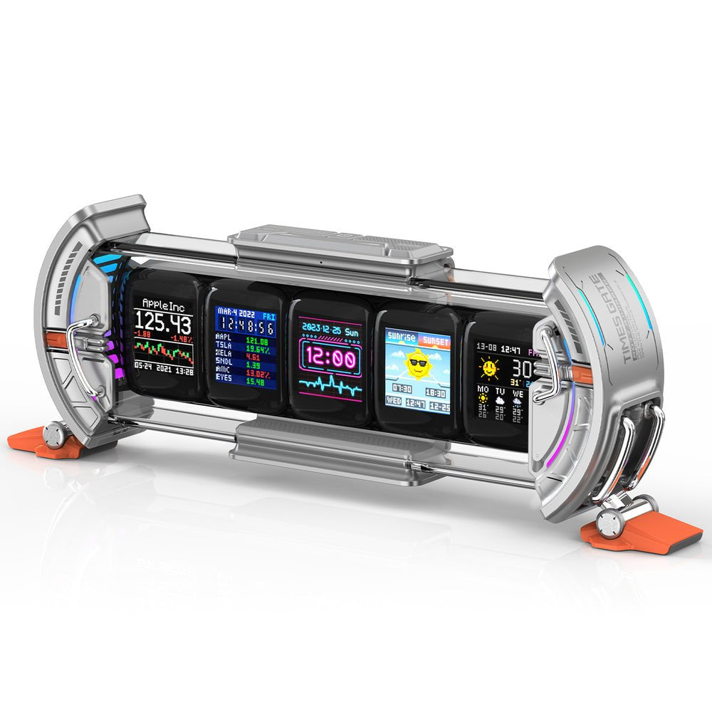 EAN 6958444604053 - Divoom Times Gate Reloj digital Otro Naranja, Plata imagen 1