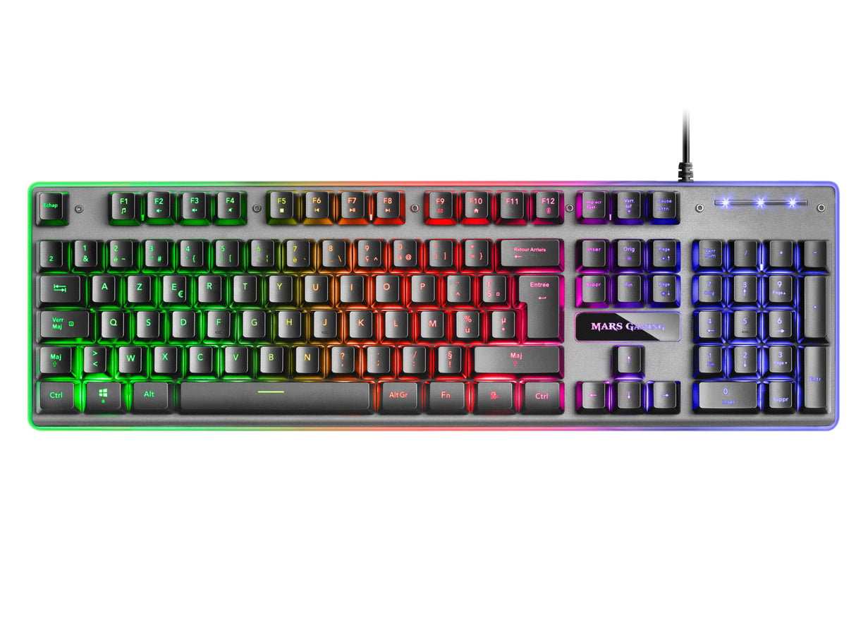 EAN 4710562758924 - Mars Gaming MK220FR teclado Juego USB Negro, Gris imagen 1