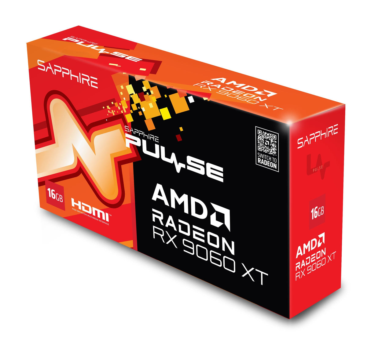 EAN 4895106296381 - Sapphire PULSE AMD Radeon RX 9060 XT 16GB GPU GDDR6 imagen 6