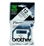 EAN 4977766624954 - Brother Labelling Tape - 12mm, Black/White, Blister cinta para impresora de etiquetas M imagen 1