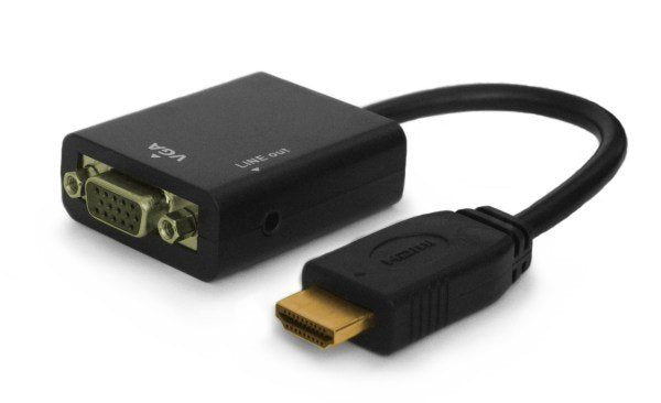 EAN 5901986040026 - Savio CL-23 adaptador de cable de vídeo 0,5 m VGA (D-Sub) HDMI tipo A (Estándar) Negro imagen 1